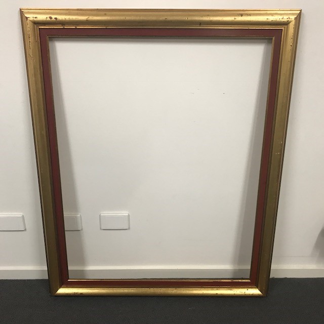 FRAME, Gold Large w Timber Inner 90 x 112cm